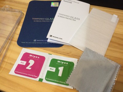 WANLOK 2015 新設計 大きめサイズ Apple iPhone6 4.7インチ 強化ガラス製 液晶保護フィルム 厚さ0.3mm NSG 日本板硝子社国産ガラス採用 ガラスフィルム 2.5D 硬度9H ラウンドエッジ加工 大きめサイズ (1枚組) 