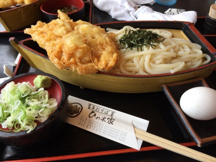 ひの木家本店 天ざるうどん