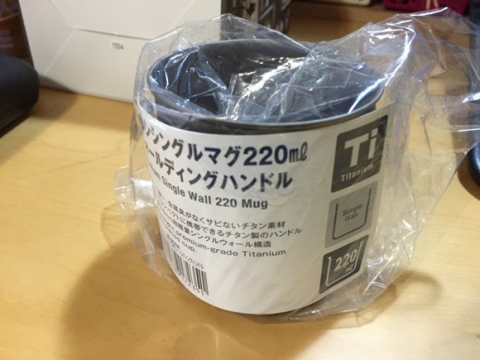 スノーピーク チタンシングルマグ 220mg