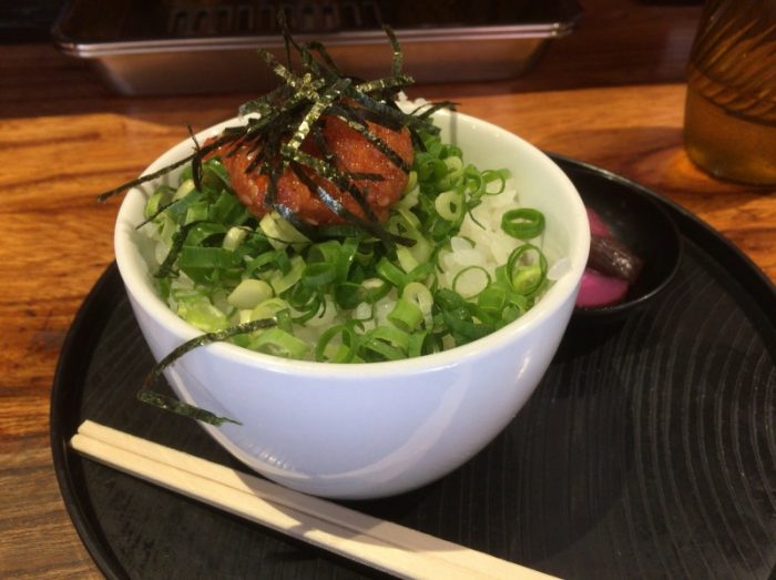 ねぎまみれ明太ごはん