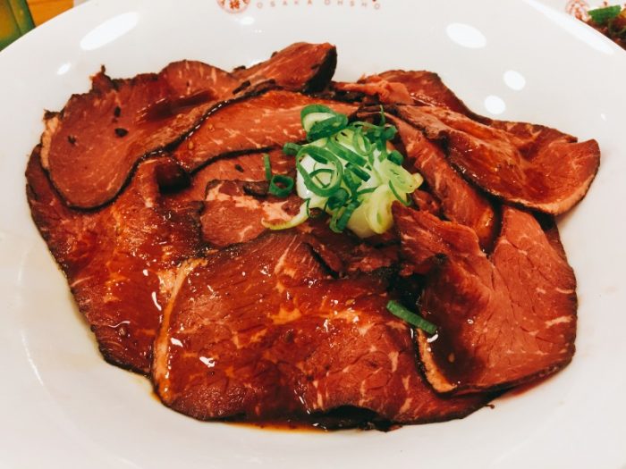 ローストビースまぜそば＠大阪王将